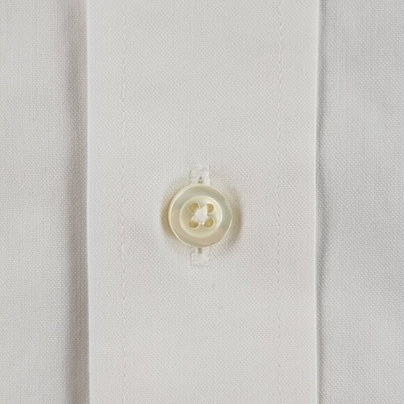 Brooks Brothers Cotton Non-Iron Button-Down White 18 4/5 Pocket Long Sleeve Mens - Picture 5 of 16